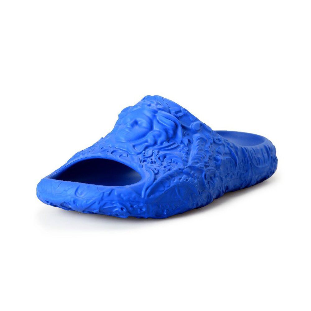 Versace Men's Baroque Medusa Embossed Pool Slide Flip Flops Shoes US 10 IT 43